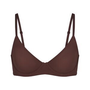 Skims Fits Everybody Unlined Demi Bra Cocoa Size 32B